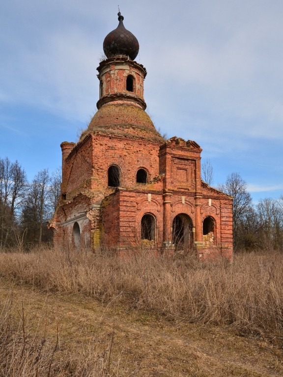 Церковь Троицы Живоначальной, Медведки (Тула, город, Тульская область). фасады, Вид с юго-запада