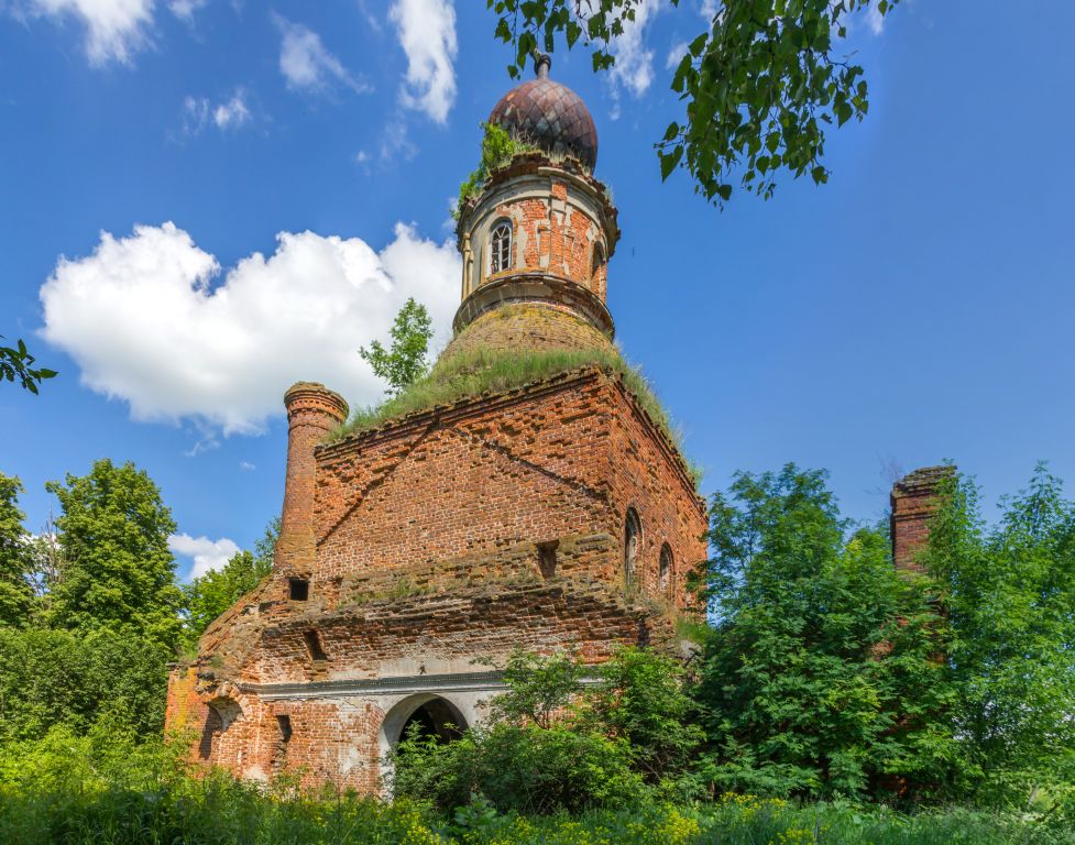 Церковь Троицы Живоначальной, Медведки (Тула, город, Тульская область). фасады, Вид с запада