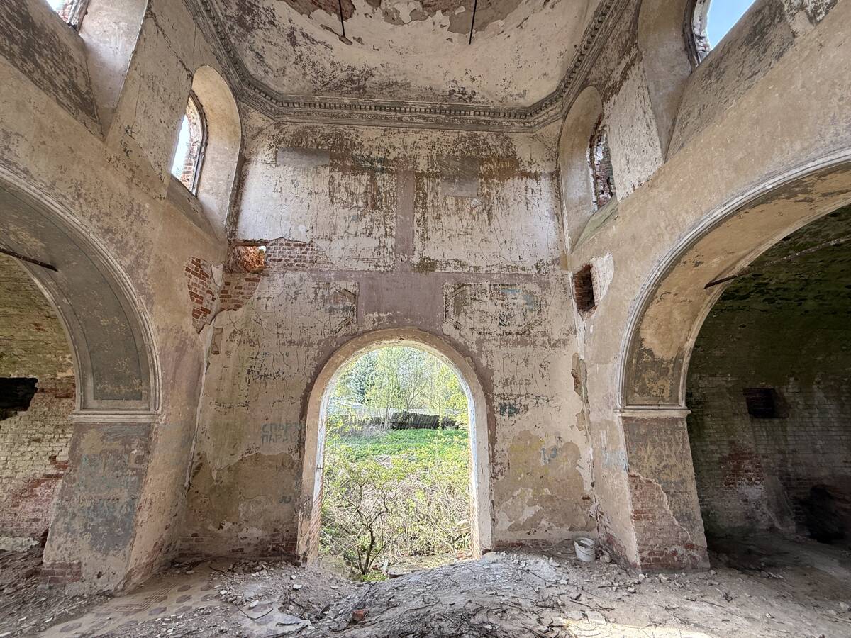 Церковь Троицы Живоначальной, Медведки (Тула, город, Тульская область). интерьер и убранство, Вид на западную стену