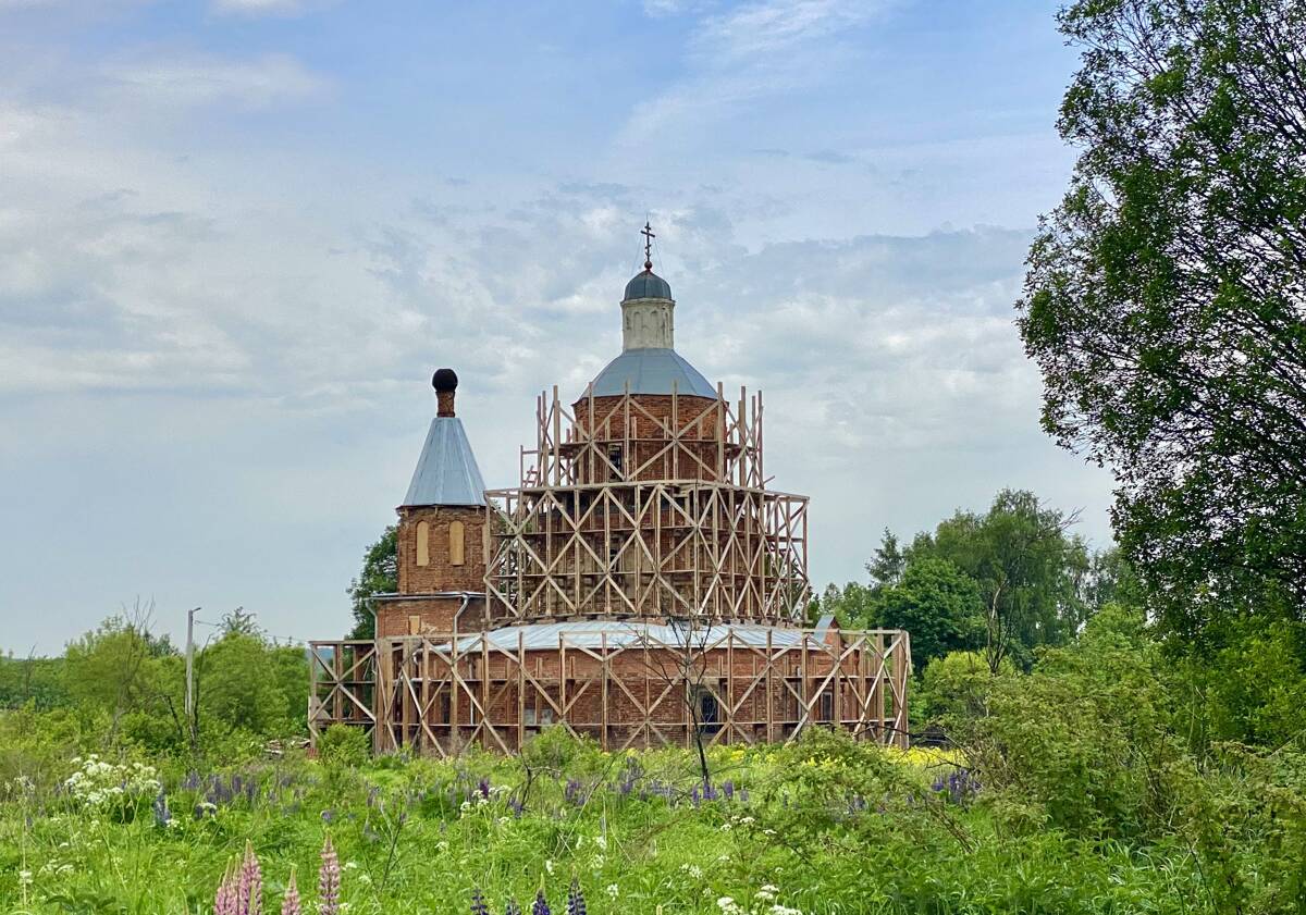 Церковь Рождества Пресвятой Богородицы, Обидимо (Тула, город, Тульская область). документальные фотографии, Вид после консервации в рамках федеральной программы Минкульта