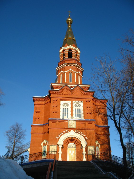 Ижевск. Церковь Казанской иконы Божией Матери. фасады, Западный фасад
