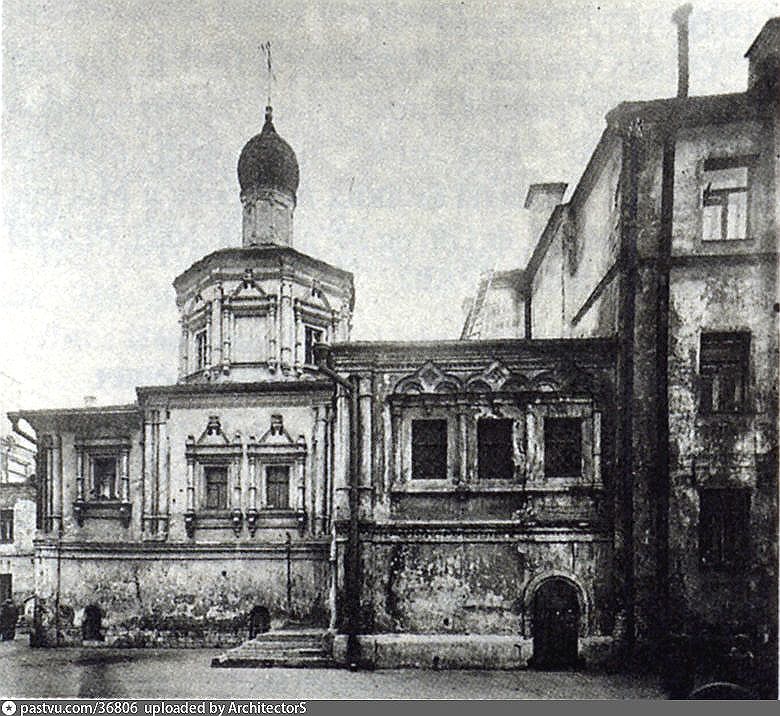 Церковь Успения Пресвятой Богородицы на Чижевском подворье, Тверской (Центральный административный округ (ЦАО), г. Москва). архивная фотография, Фотография с сайта pastvu.ru Фото 1920-30-х гг.