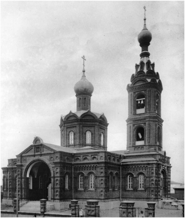 Церковь Василия Исповедника у Рогожской заставы, Таганский (Центральный административный округ (ЦАО), г. Москва). архивная фотография, фото с сайта http://центрвик.рф/map/pokrovskoe/prpvasiliy.htm