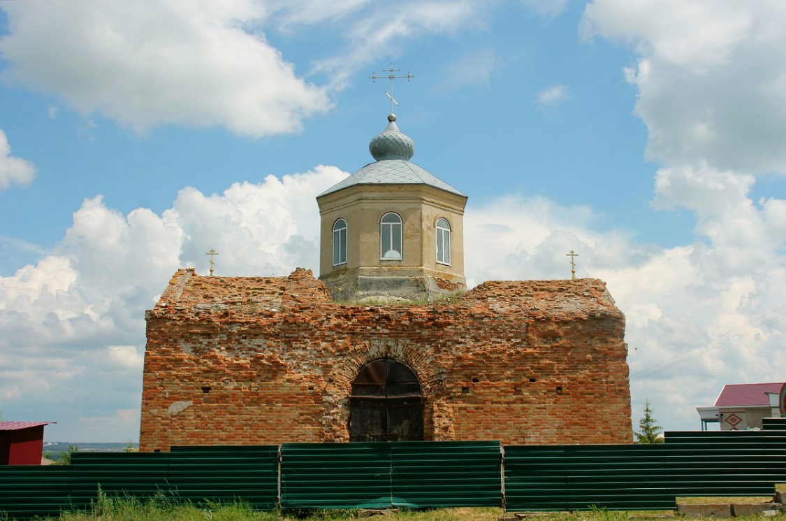 Селявное. Церковь Николая Чудотворца. фасады, вид с запада