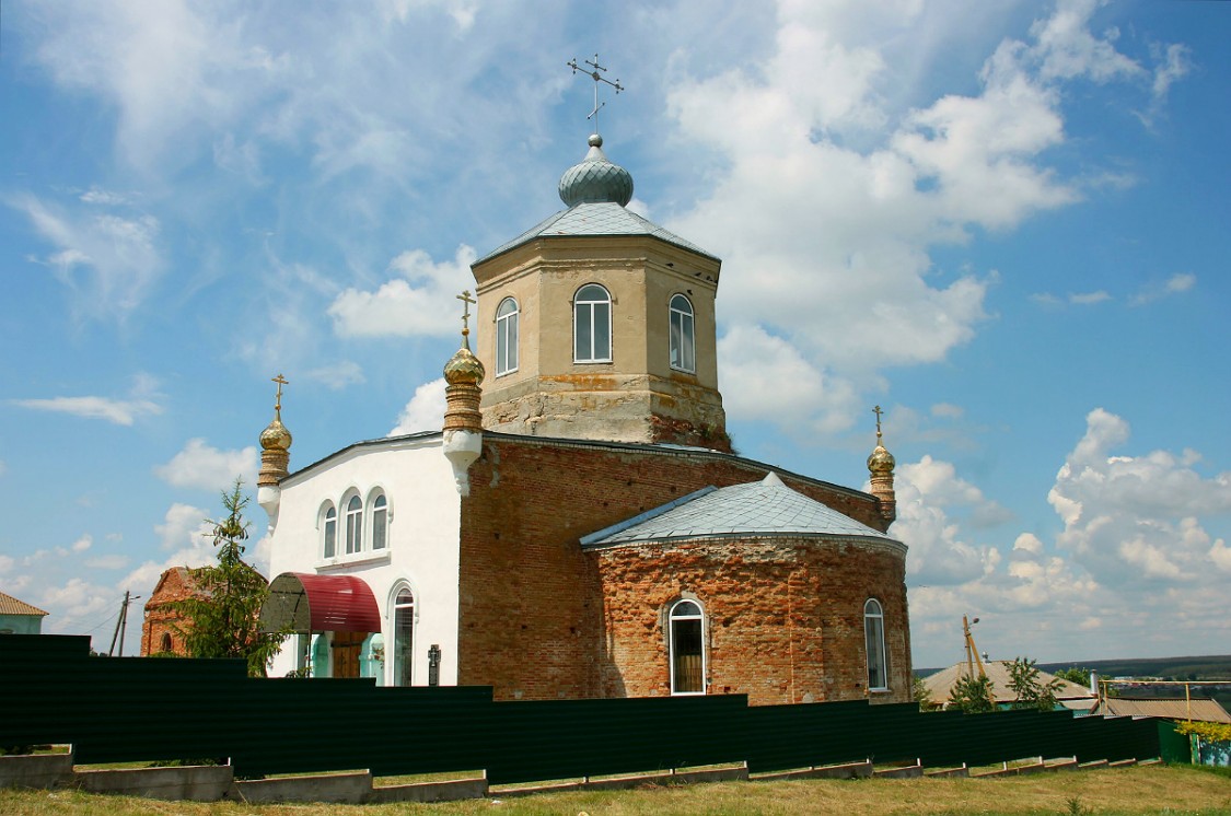 Селявное. Церковь Николая Чудотворца. фасады, вид с юго-востока