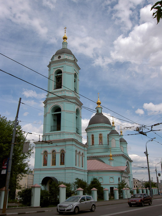 Церковь Сергия Радонежского (Троицы Живоначальной) в Рогожской слободе, Таганский (Центральный административный округ (ЦАО), г. Москва). фасады