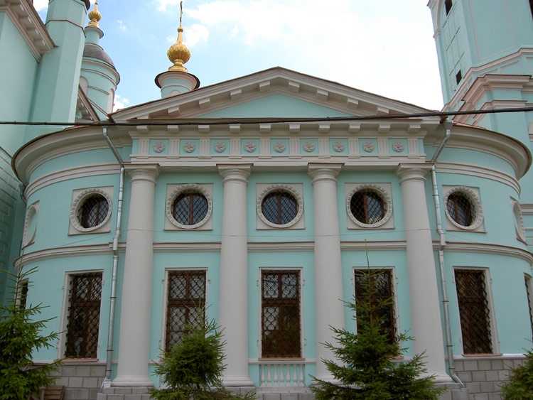 Церковь Сергия Радонежского (Троицы Живоначальной) в Рогожской слободе, Таганский (Центральный административный округ (ЦАО), г. Москва). архитектурные детали
