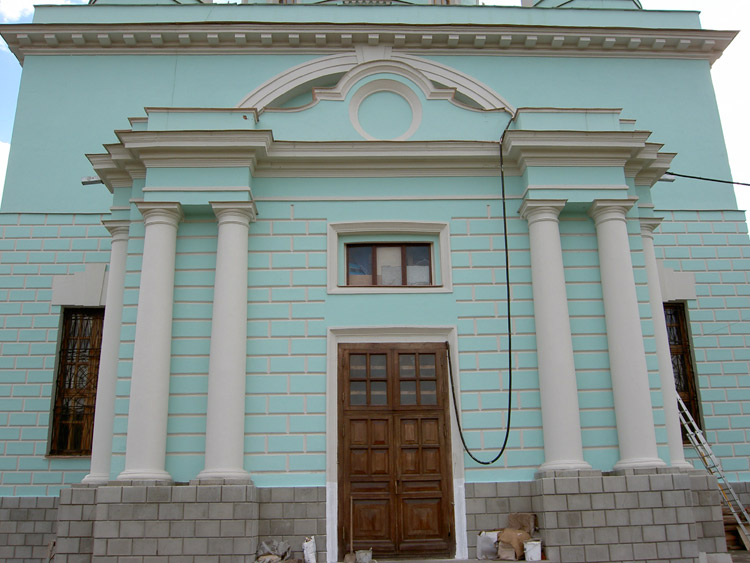 Таганский. Церковь Сергия Радонежского (Троицы Живоначальной) в Рогожской слободе. архитектурные детали