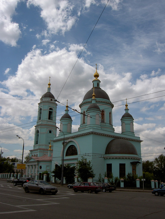 Церковь Сергия Радонежского (Троицы Живоначальной) в Рогожской слободе, Таганский (Центральный административный округ (ЦАО), г. Москва). фасады