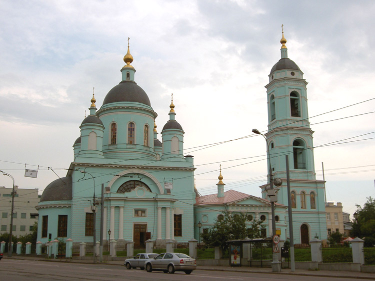 Таганский. Церковь Сергия Радонежского (Троицы Живоначальной) в Рогожской слободе. фасады