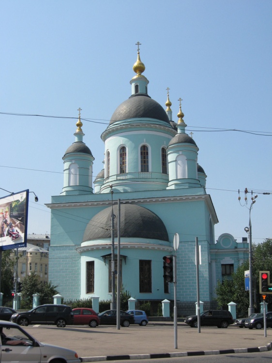 Таганский. Церковь Сергия Радонежского (Троицы Живоначальной) в Рогожской слободе. фасады