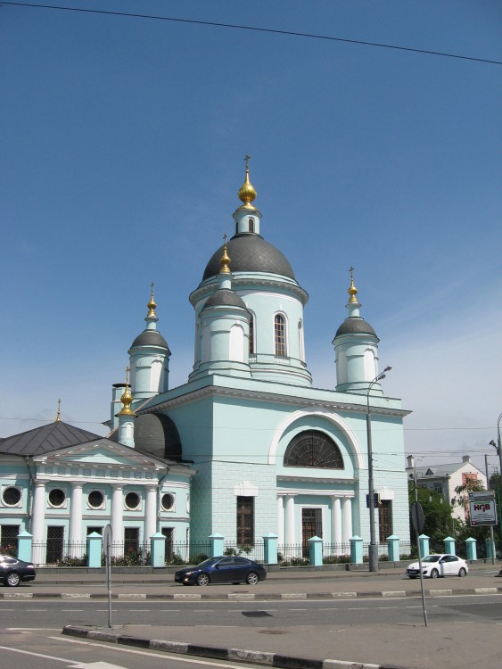 Таганский. Церковь Сергия Радонежского (Троицы Живоначальной) в Рогожской слободе. фасады