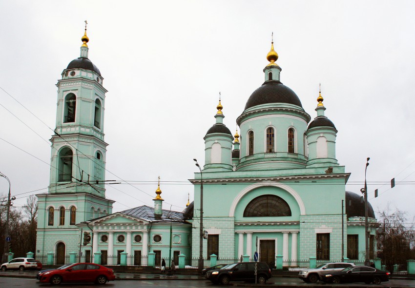 Церковь Сергия Радонежского (Троицы Живоначальной) в Рогожской слободе, Таганский (Центральный административный округ (ЦАО), г. Москва). фасады