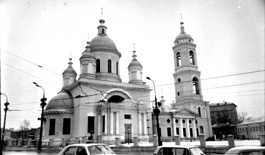Церковь Сергия Радонежского (Троицы Живоначальной) в Рогожской слободе, Таганский (Центральный административный округ (ЦАО), г. Москва). фасады