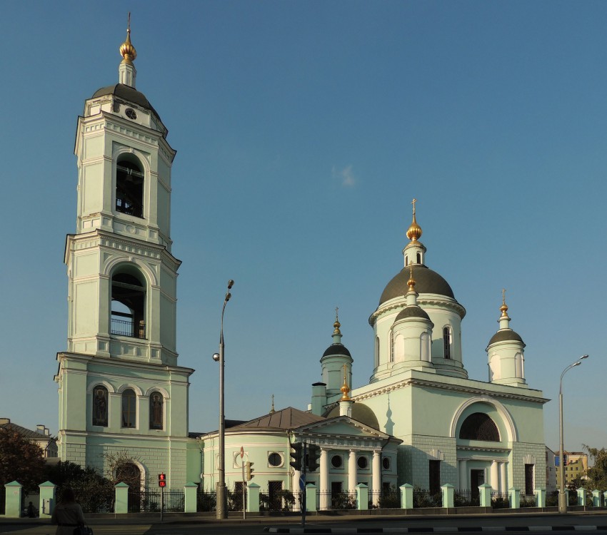 Церковь Сергия Радонежского (Троицы Живоначальной) в Рогожской слободе, Таганский (Центральный административный округ (ЦАО), г. Москва). фасады
