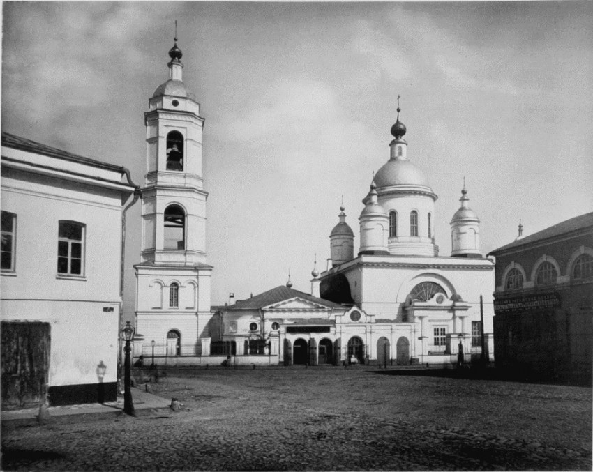 Таганский. Церковь Сергия Радонежского (Троицы Живоначальной) в Рогожской слободе. архивная фотография, Альбом Найденова