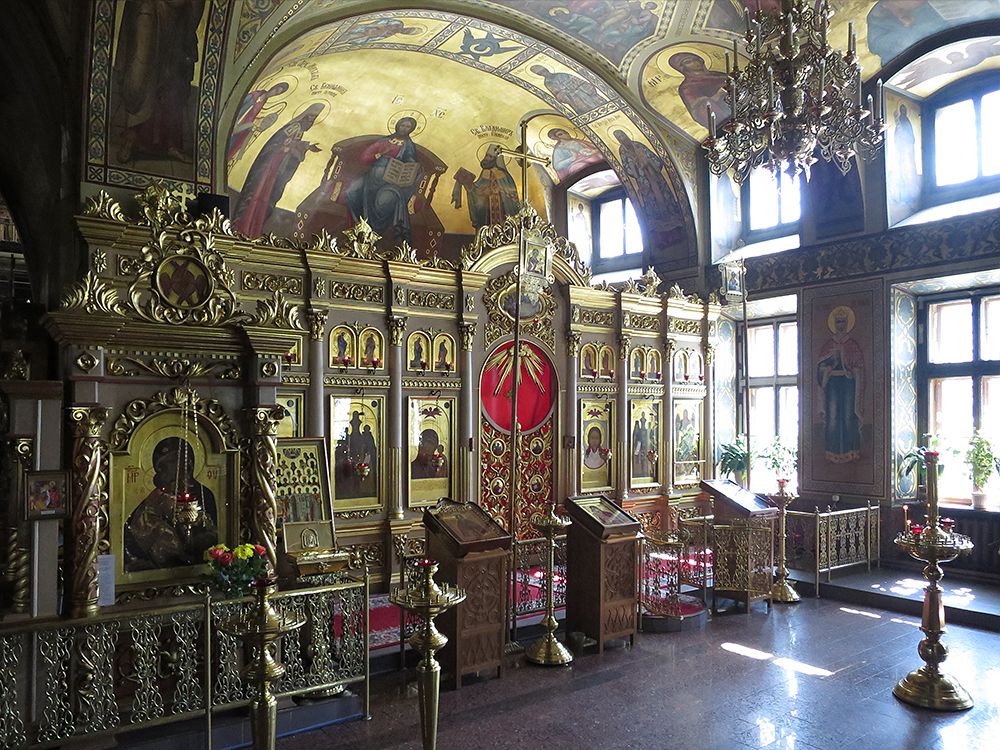 Церковь Сергия Радонежского (Троицы Живоначальной) в Рогожской слободе, Таганский (Центральный административный округ (ЦАО), г. Москва). интерьер и убранство