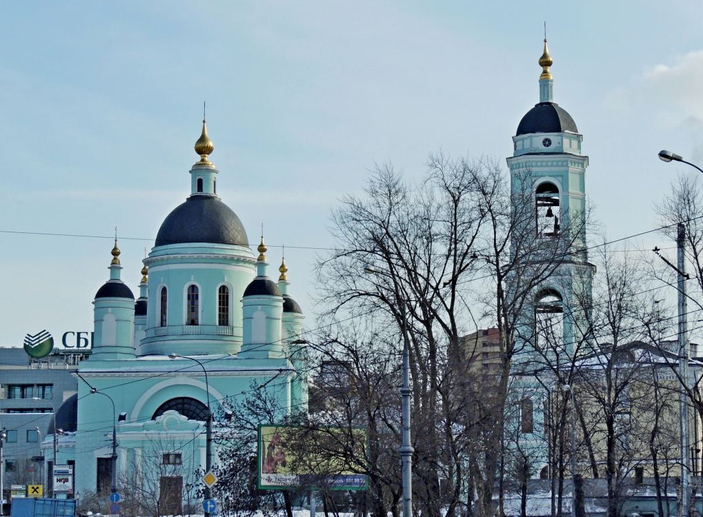 Церковь Сергия Радонежского (Троицы Живоначальной) в Рогожской слободе, Таганский (Центральный административный округ (ЦАО), г. Москва). фасады