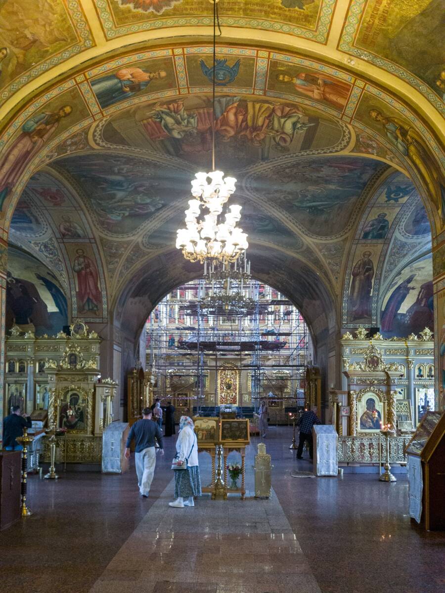 Церковь Сергия Радонежского (Троицы Живоначальной) в Рогожской слободе, Таганский (Центральный административный округ (ЦАО), г. Москва). интерьер и убранство