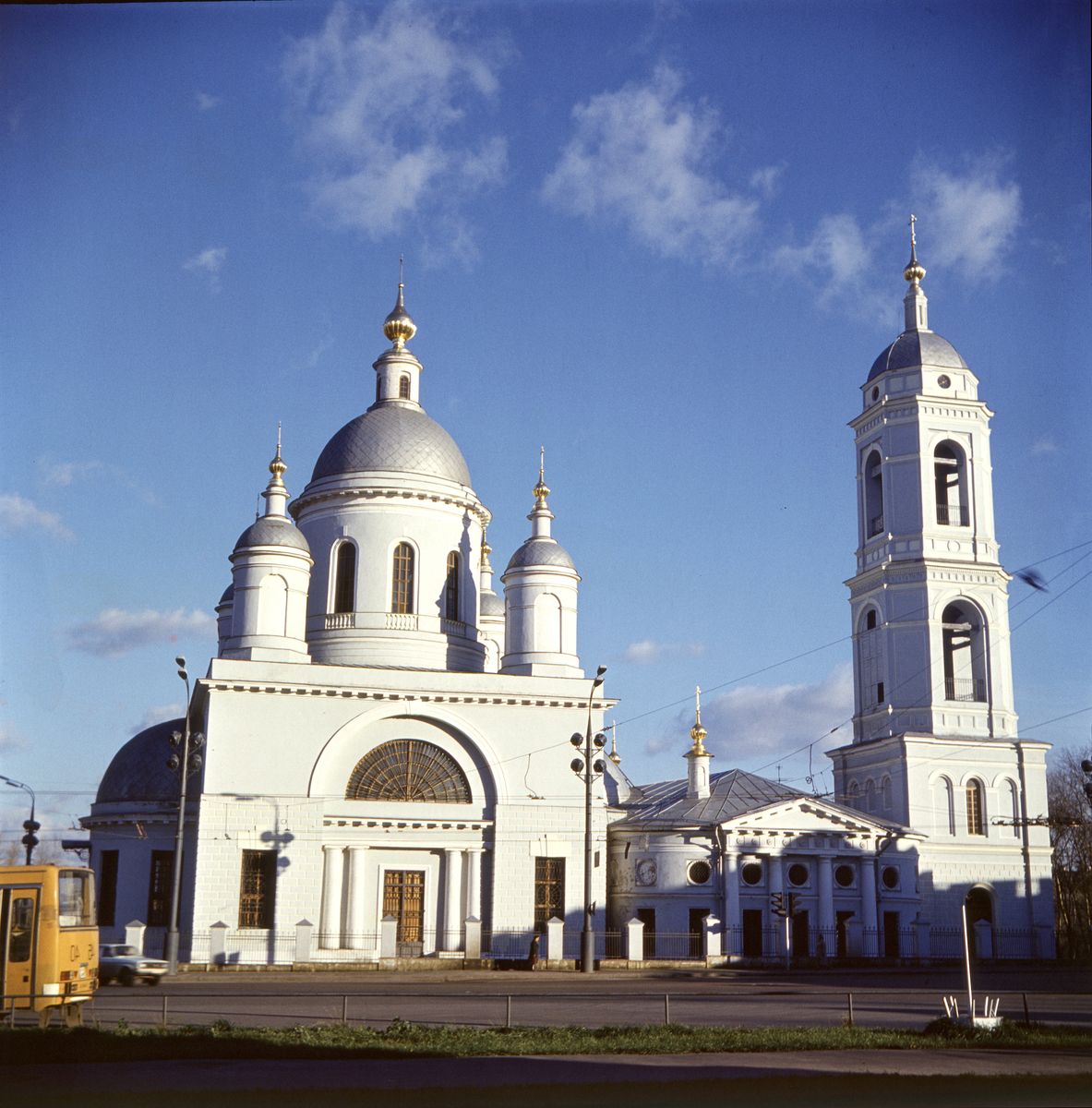 фасады. Церковь Сергия Радонежского (Троицы Живоначальной) в Рогожской слободе, Таганский (Центральный административный округ (ЦАО), г. Москва)