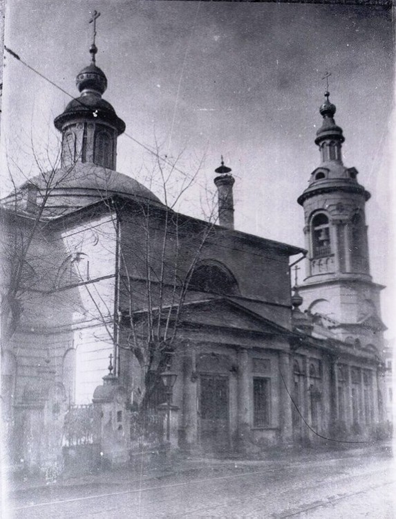 Таганский. Церковь Рождества Пресвятой Богородицы на Кулишках (на Стрелке). архивная фотография, Фото с сайта http://sontucio.livejournal.com