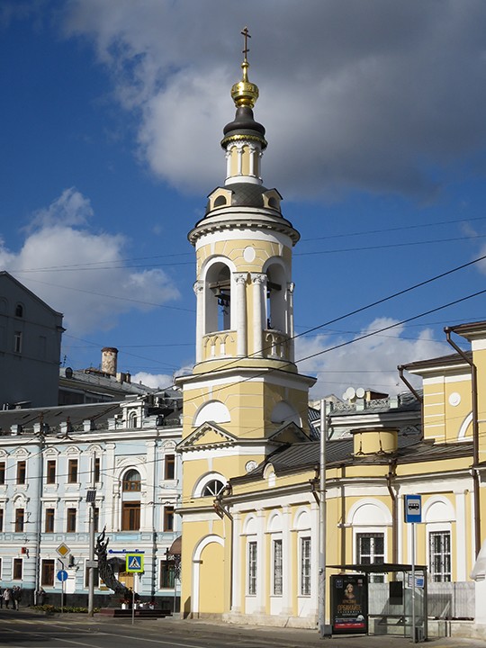 Церковь Рождества Пресвятой Богородицы на Кулишках (на Стрелке), Таганский (Центральный административный округ (ЦАО), г. Москва). архитектурные детали, Колокольня церкви Рождества Пресвятой Богородицы на Кулишках (на Стрелке).