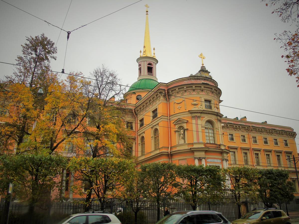 фасады. Домовая церковь Михаила Архангела в Михайловском замке, Центральный район (Санкт-Петербург, г. Санкт-Петербург)