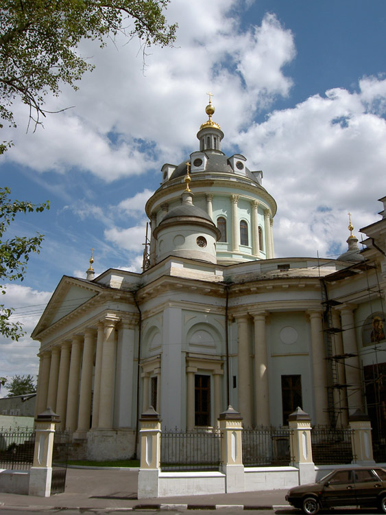 Таганский. Церковь Мартина Исповедника (Вознесения Господня) в Алексеевской новой слободе. фасады