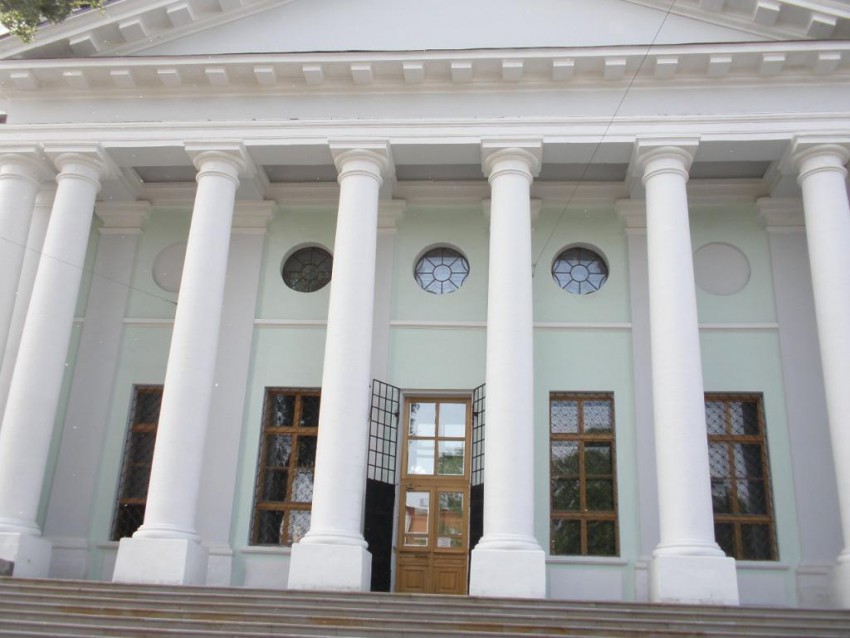 Церковь Мартина Исповедника (Вознесения Господня) в Алексеевской новой слободе, Таганский (Центральный административный округ (ЦАО), г. Москва). архитектурные детали, Фрагмент западного фасада