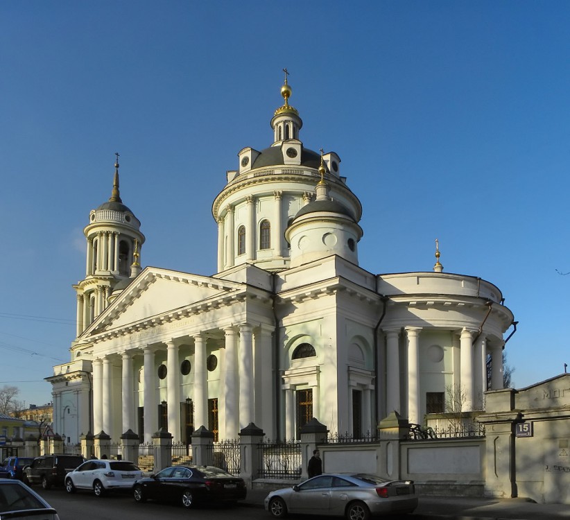 Таганский. Церковь Мартина Исповедника (Вознесения Господня) в Алексеевской новой слободе. фасады