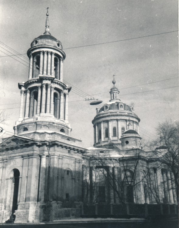 Таганский. Церковь Мартина Исповедника (Вознесения Господня) в Алексеевской новой слободе. фасады