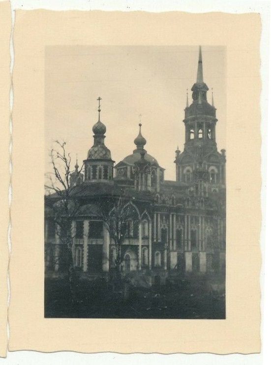 Собор Николая Чудотворца, Можайск (Можайский городской округ, Московская область). архивная фотография, Вид с северо-восточной стороны. Фото 1941 г. с аукциона e-bay.de
