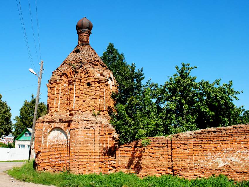Введенский (Христорождественский) монастырь, Орёл (Орёл, город, Орловская область). дополнительная информация, Границы монастыря в прошлом