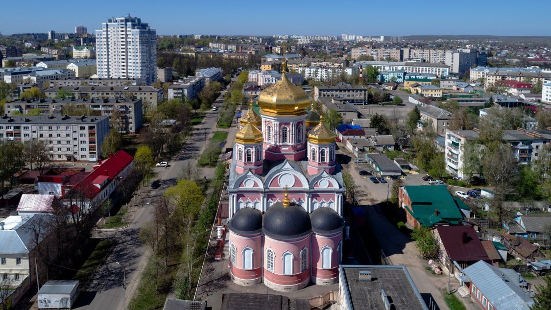 Орёл. Кафедральный собор Смоленской иконы Божией Матери. общий вид в ландшафте