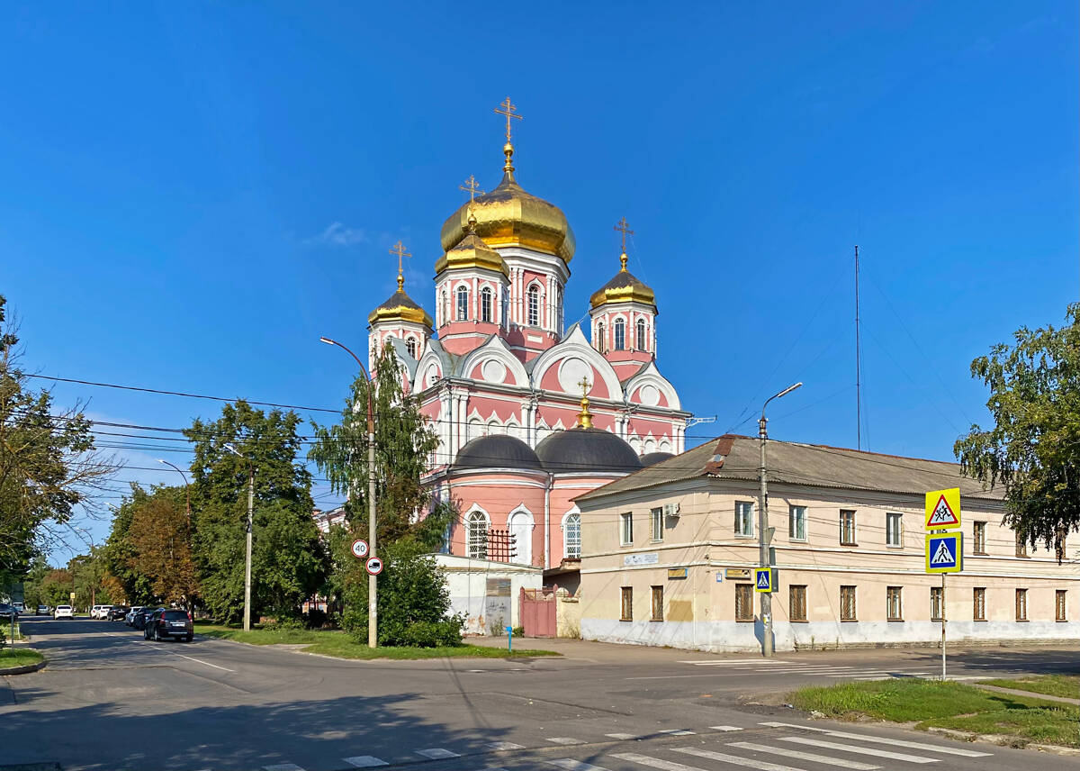 Кафедральный собор Смоленской иконы Божией Матери, Орёл (Орёл, город, Орловская область). общий вид в ландшафте, Вид с юго-востока
