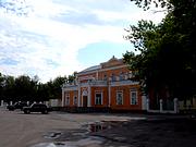 Собор Преображения Господня, Переделан под дворец культуры.Часы на колокольне действующие.<br>, Павловск, Павловский район, Воронежская область