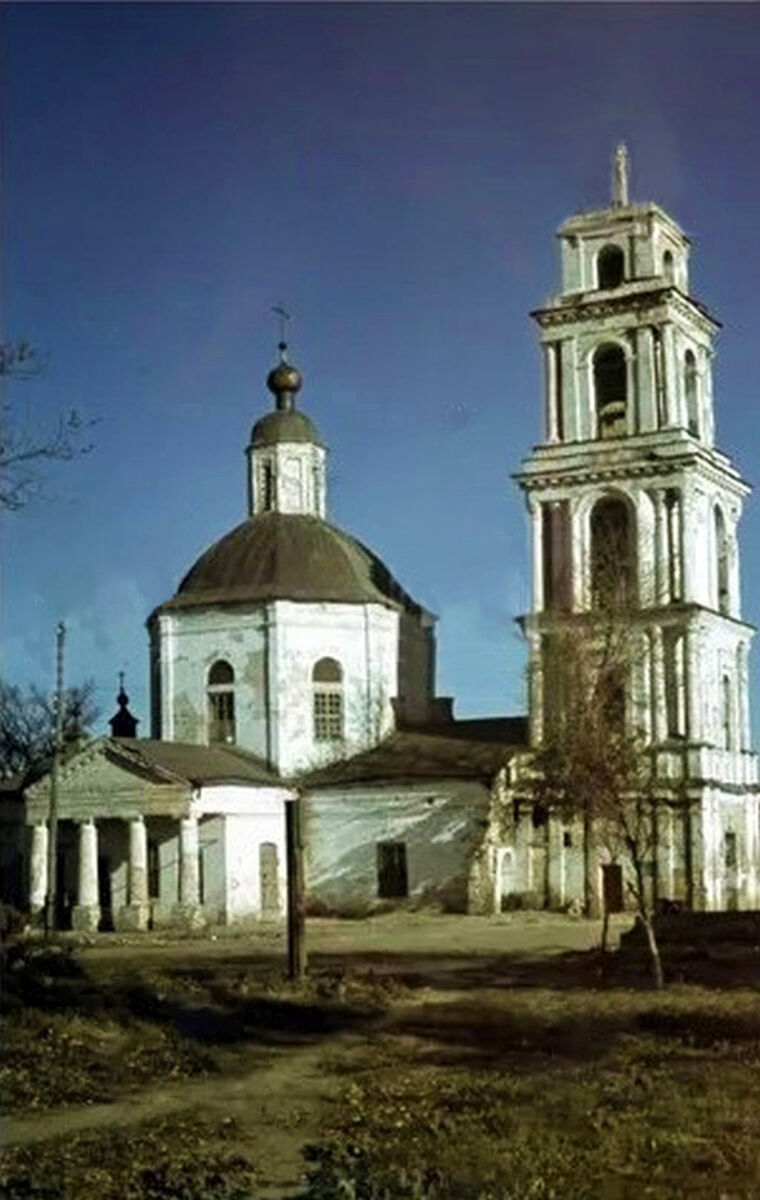 Церковь Преображения Господня, Острогожск (Острогожский район, Воронежская область). архивная фотография, Фото 1942 г. с аукциона e-bay.de