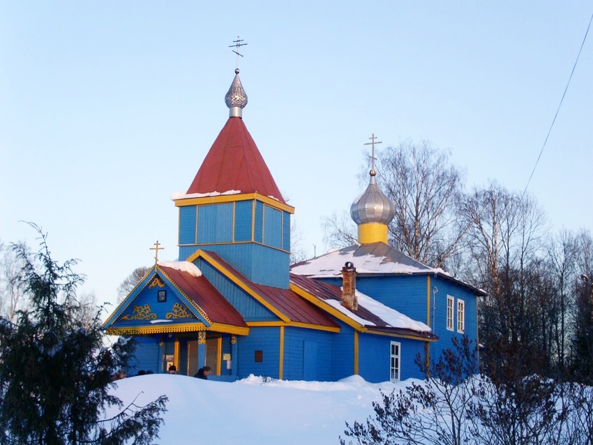 Малая Вишера. Церковь Николая Чудотворца. фасады, вид с юго-запада
