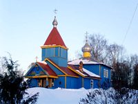 Церковь Николая Чудотворца, вид с юго-запада<br>, Малая Вишера, Маловишерский район, Новгородская область