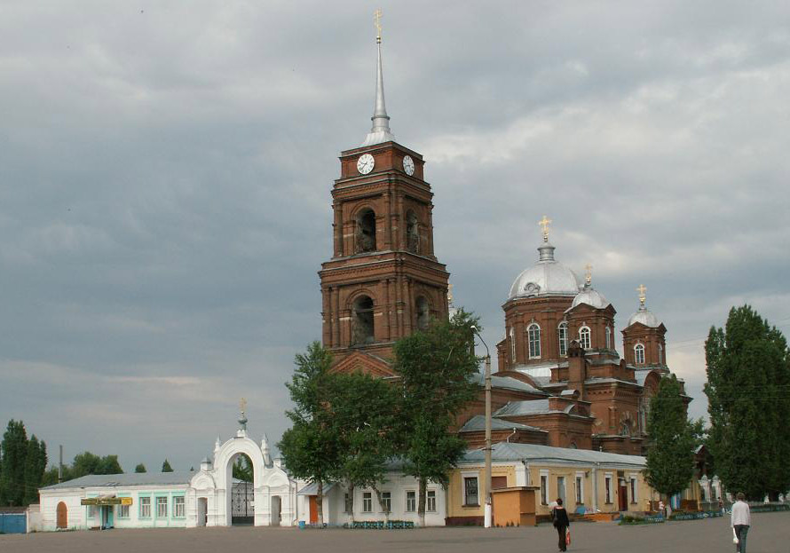 Кафедральный собор Преображения Господня, Бутурлиновка (Бутурлиновский район, Воронежская область). фасады