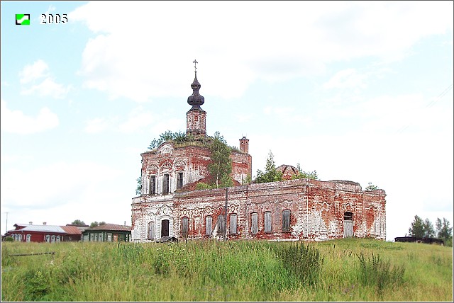 Ряхово. Церковь Параскевы Пятницы. фасады, Вид с северо-запада