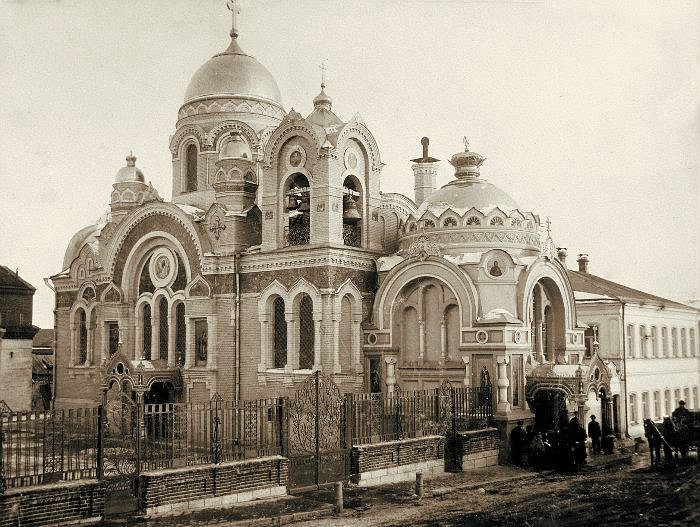 Великокняжеская церковь. Фото 1913-1914 гг., архивная фотография. Церковь Михаила Тверского и Александра Невского, Елец (Елецкий район и г. Елец, Липецкая область)