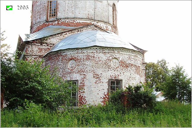 Глазово. Церковь Успения Пресвятой Богородицы. фасады, Апсида