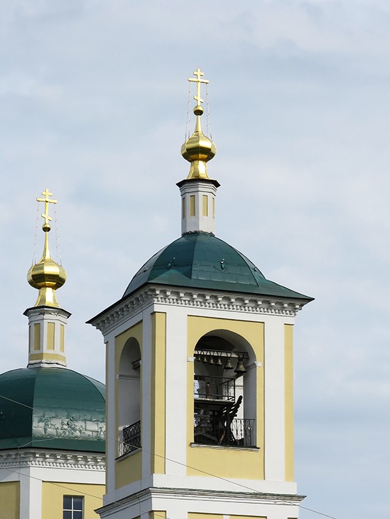 Церковь Константина и Елены, Верея (Наро-Фоминский городской округ, Московская область). архитектурные детали, Верхний ярус колокольни церкви Константина и Елены