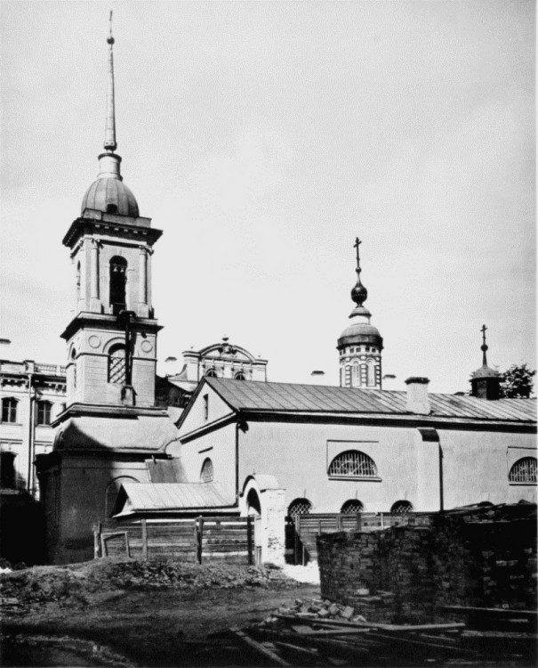 Церковь Космы и Дамиана в Старых Панех, Тверской (Центральный административный округ (ЦАО), г. Москва). архивная фотография, Альбом Найденова