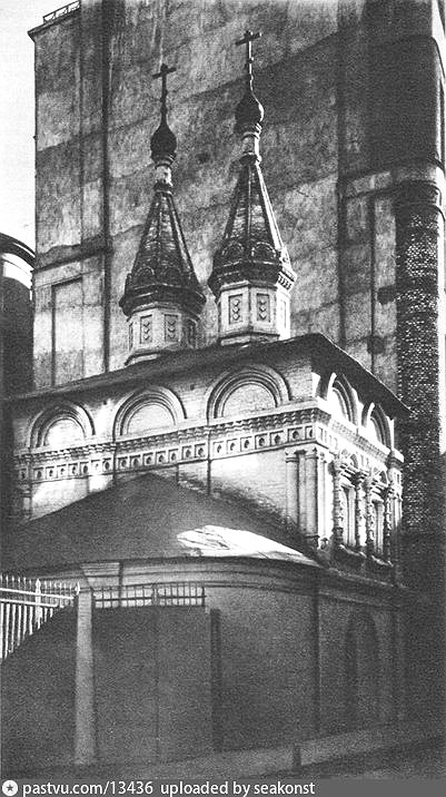 Церковь Космы и Дамиана в Старых Панех, Тверской (Центральный административный округ (ЦАО), г. Москва). архивная фотография, Фотография с сайта pastvu.ru Фото 1927 года.