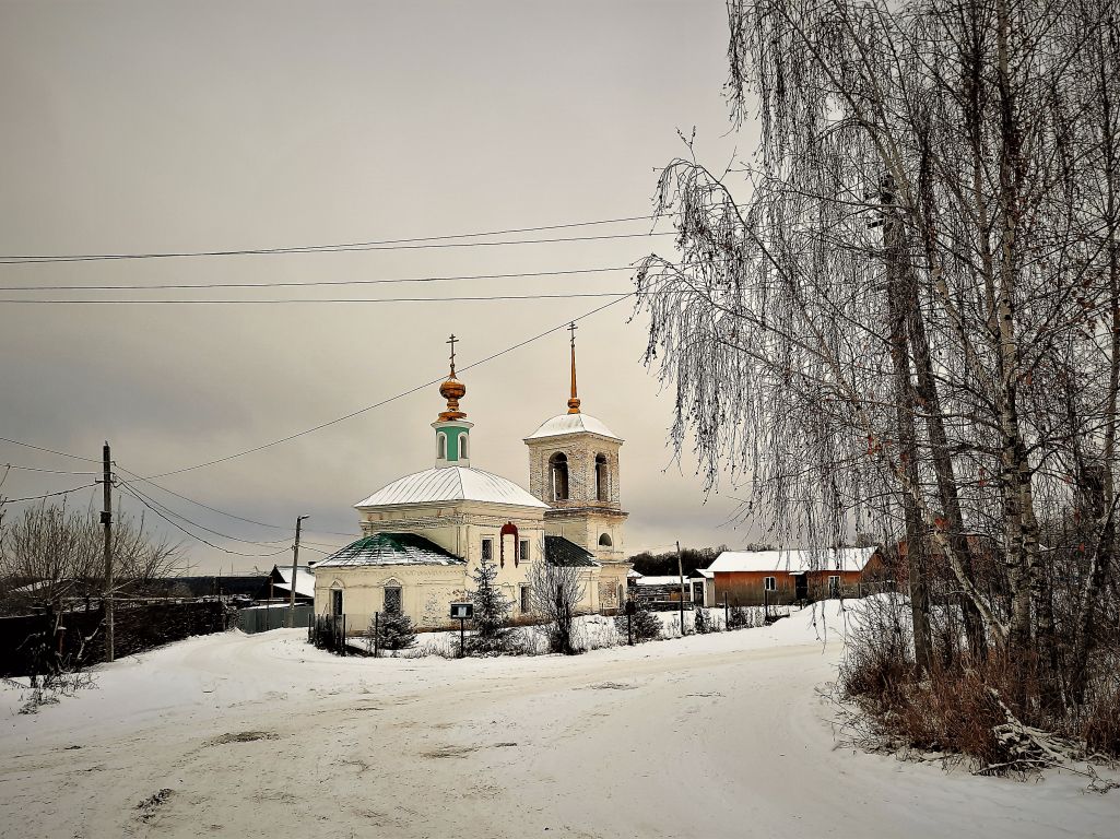 Церковь Александра Свирского, Хомяково (Тула, город, Тульская область). общий вид в ландшафте
