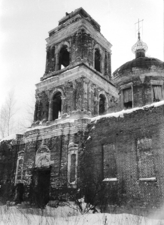 Руднево. Церковь Николая Чудотворца. фасады