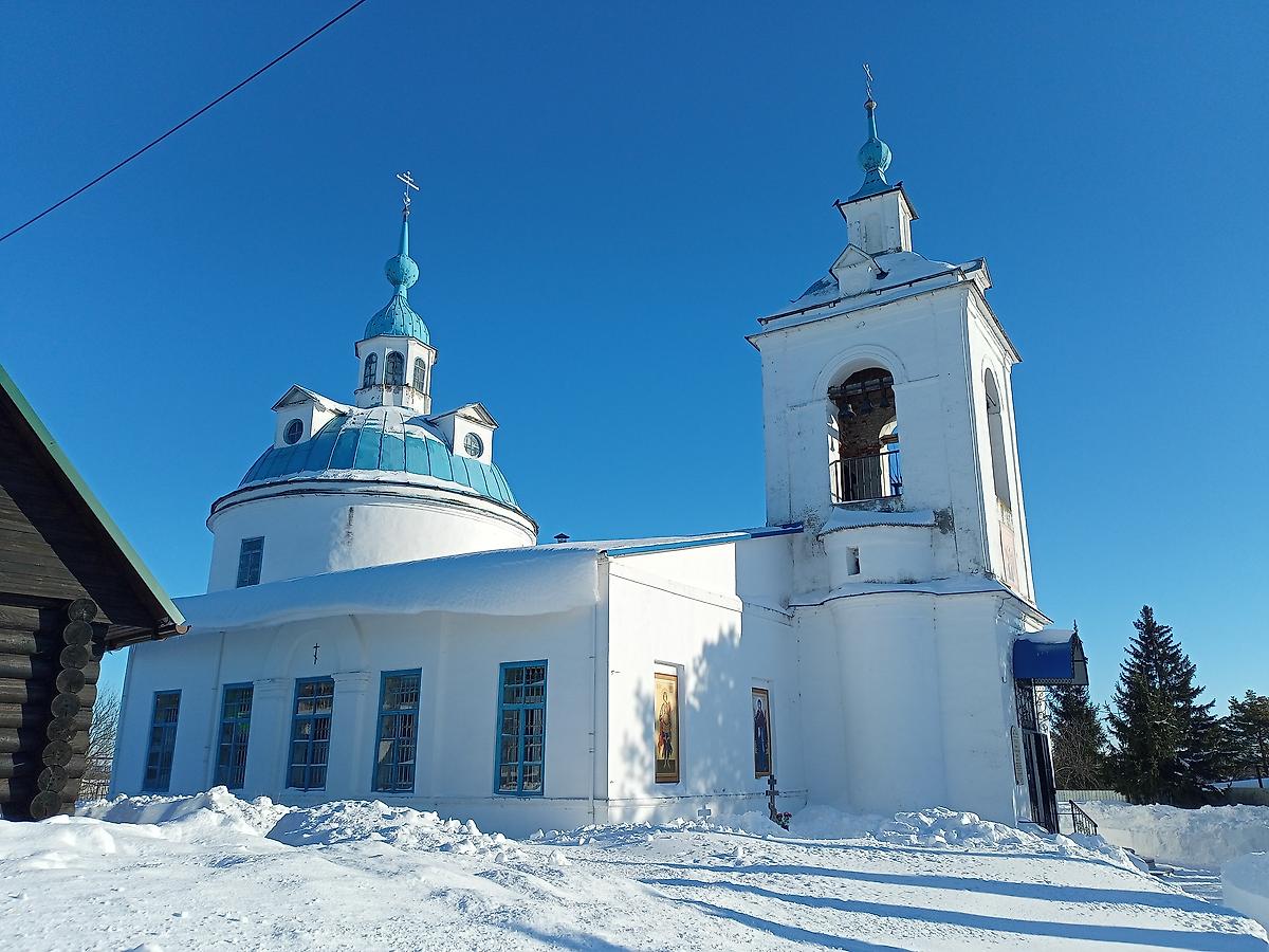 фасады. Церковь Богоявления Господня, Хрущево (Тула, город, Тульская область)