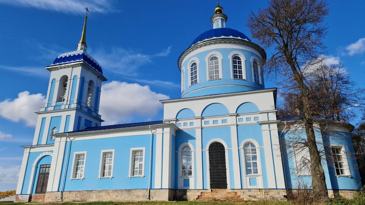 Церковь Покрова Пресвятой Богородицы, Романово (Киреевский район, Тульская область). фасады